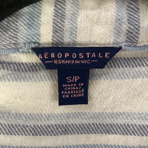 Light Blue and White Striped Button Down - Picture 3 of 4